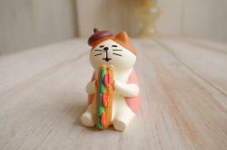 画像1: デコレ　コンコンブル　バゲットサンド猫