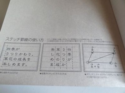 画像2: B5ステッチ罫線ノート　ブルー