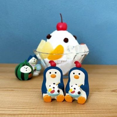 画像1: デコレ　コンコンブル　あんみつ氷ペンギン