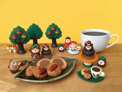 画像1: デコレ　コンコンブル　どんぐりコーヒーおやつセット