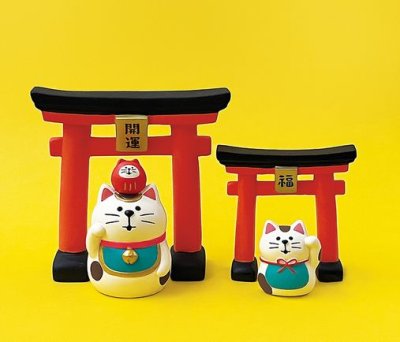 画像2: デコレ　コンコンブル　のせのせ招き猫　とら