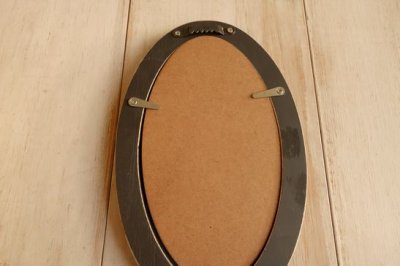 画像1: Co-Labo フォトフレーム Oval photo frame S　ブラック