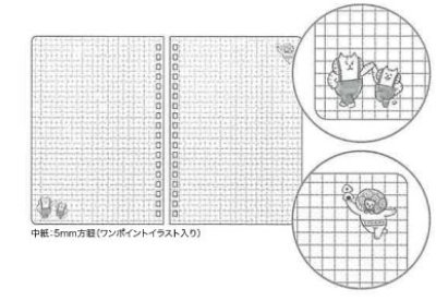 画像1: ゴロゴロニャンスケ　B6Rノート　ミンナデダンス