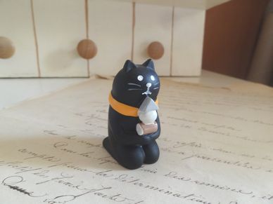 デコレ冬のまったりマスコット はふはふ 黒猫とおでん 雑貨屋 Cheese