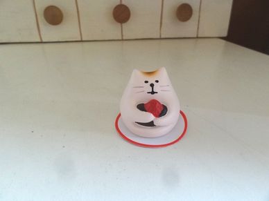 デコレコンコンブル　もち猫　いちご大福